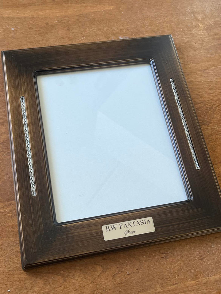 horsehair frame, picture frame, horsehair keepsake, keepsake frame, memorial frame, luxury frame, photo frame