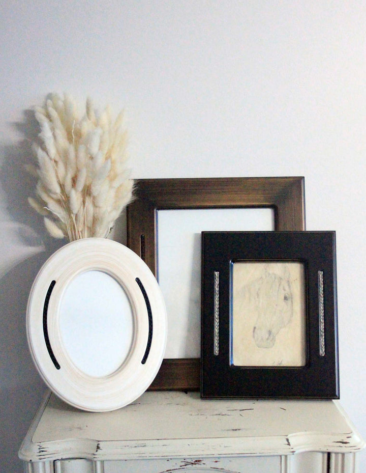 horsehair frame, picture frame, horsehair keepsake, keepsake frame, memorial frame, luxury frame, photo frame
