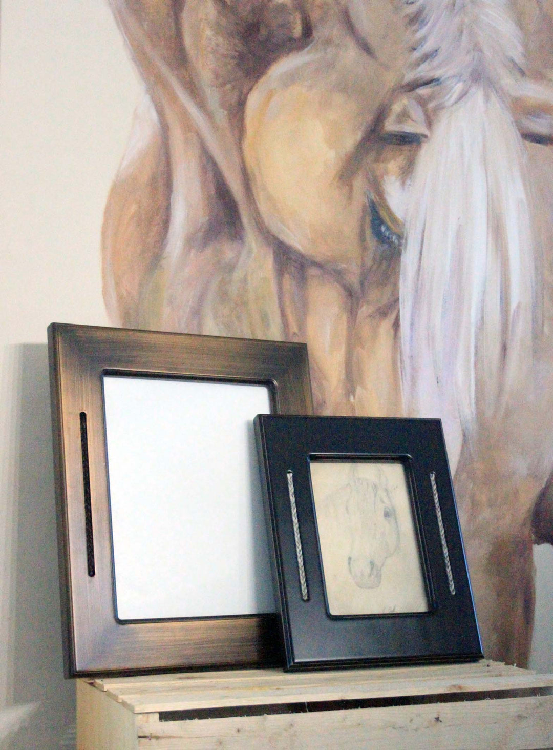 horsehair frame, picture frame, horsehair keepsake, keepsake frame, memorial frame, luxury frame, photo frame