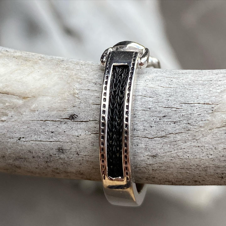snaffle bit, bit ring, horsehair ring, snaffle bit horse hair ring, snaffle ring