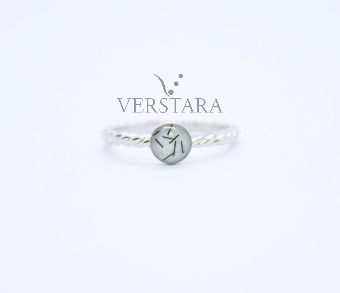 horsehair keepsake, pearl, horse hair, horse hair ring, whisker ring