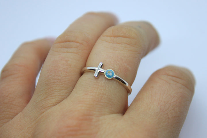 Cross "Pearl" Ring