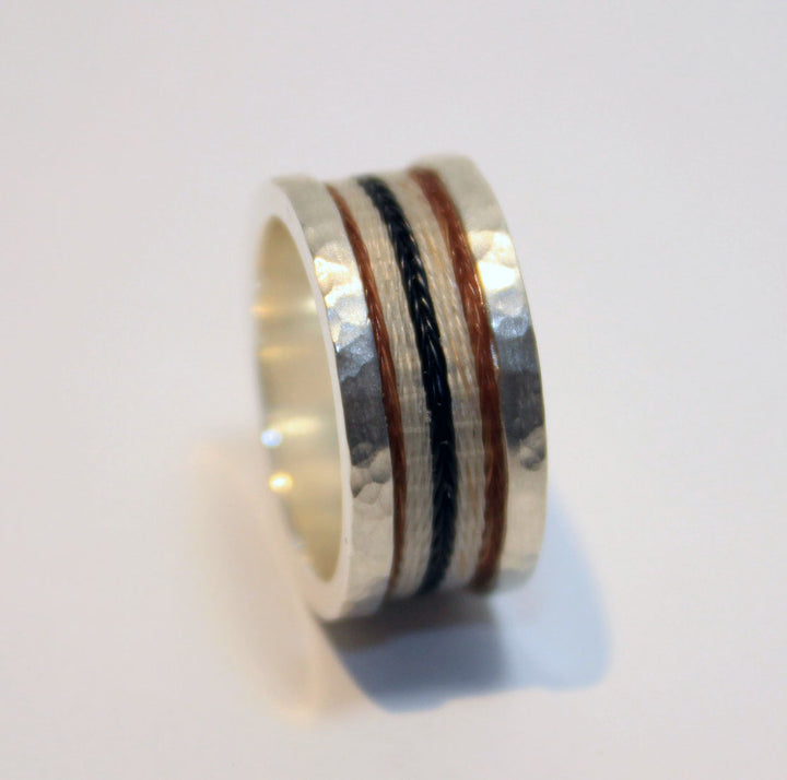 horse hair rings, horsehair jewelry, horsehair rings, horsehair keepsakes