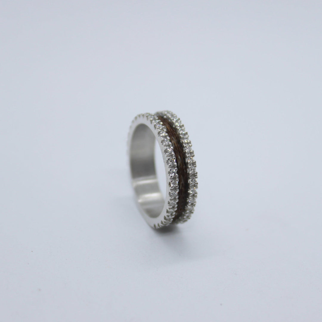 horsehair ring, horse hair ring, custom horse hair ring, equine keepsake, equine memorial, the best horsehair rings