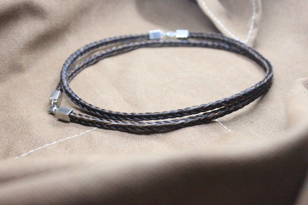 The Blacksmith Collection Braided Horseshair Necklae