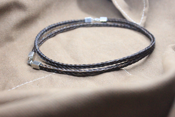 The Blacksmith Collection Braided Horseshair Necklae