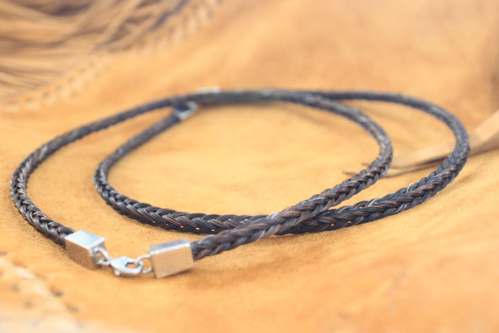 The Blacksmith Collection Braided Horseshair Necklae