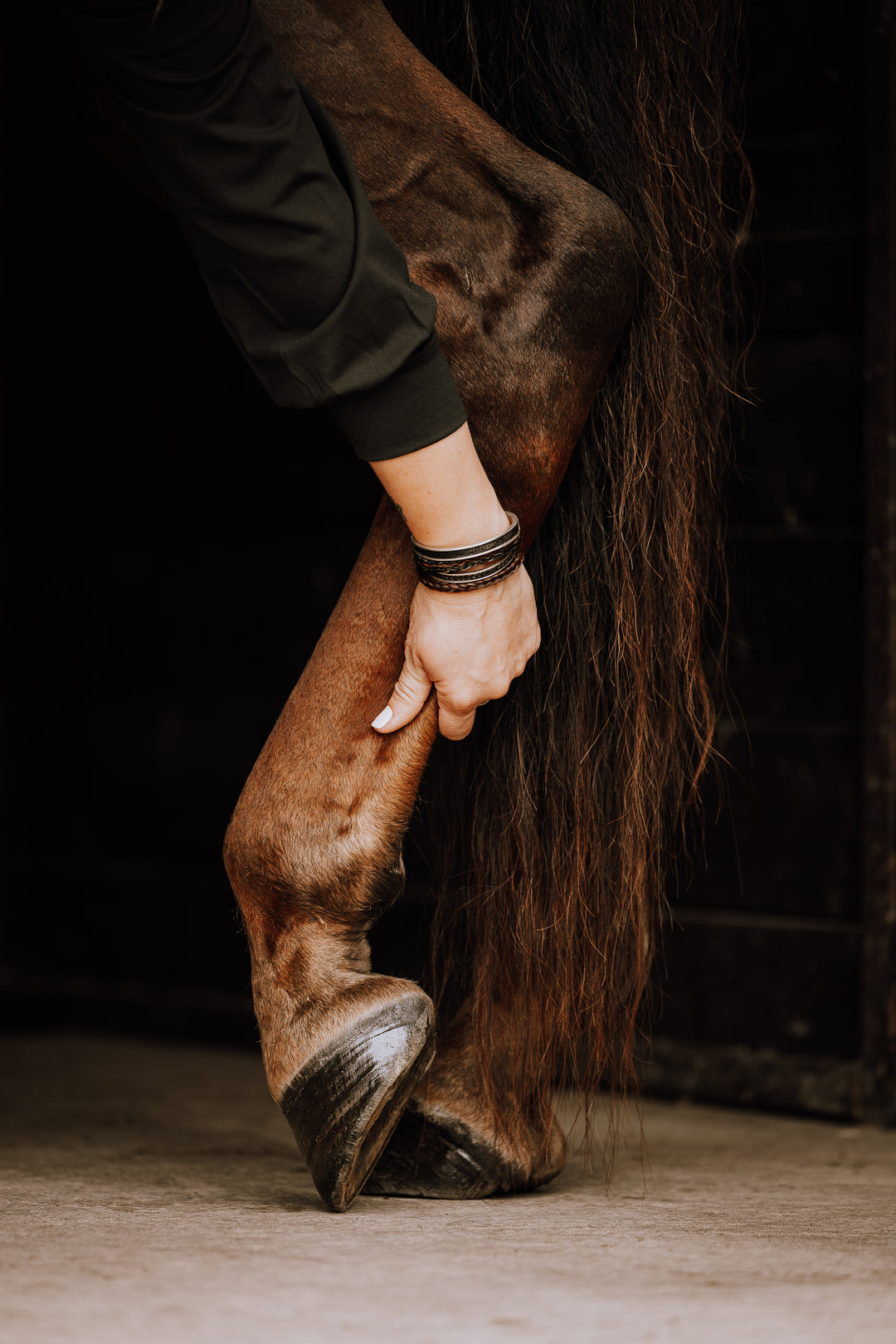 Blacksmith Collection Braided Horsehair Bracelet