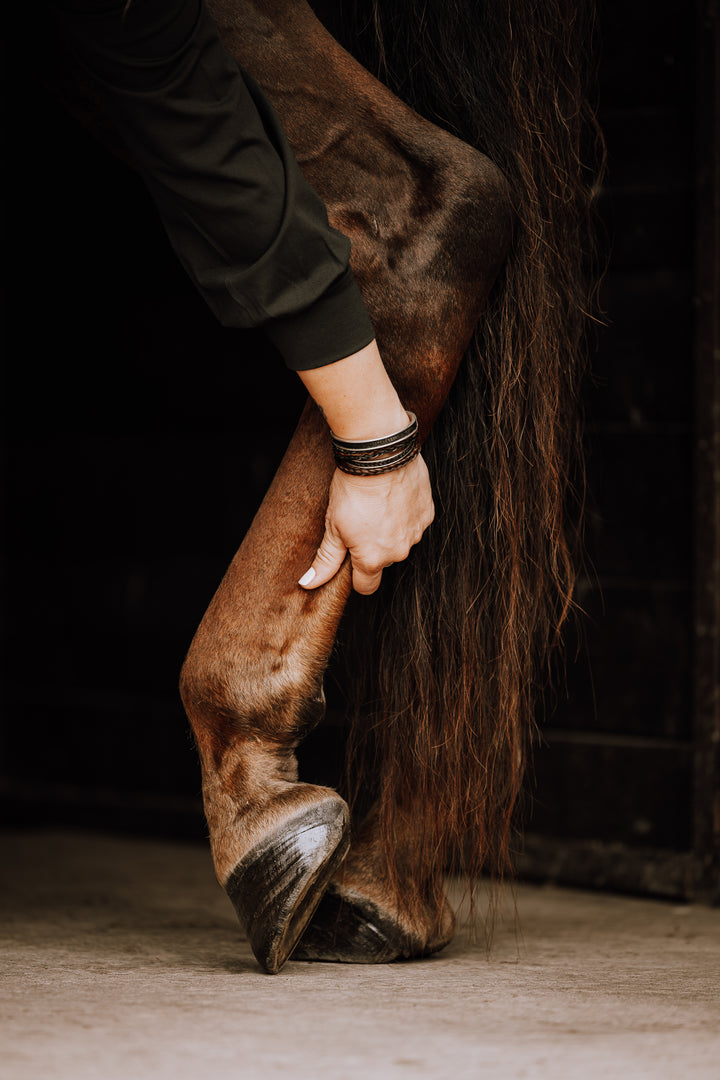 Blacksmith Collection Braided Horsehair Bracelet