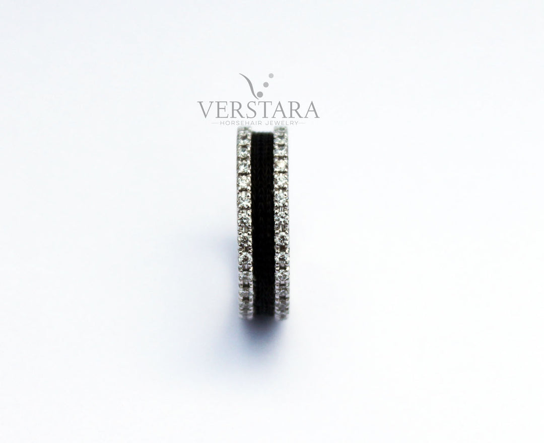 Custom horse hair ring, horsehair jewelry, horsehair bracelets