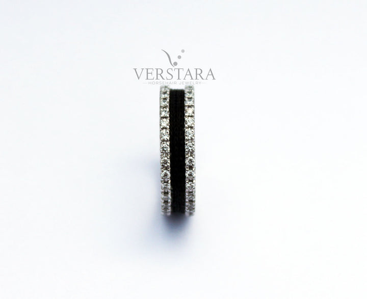 Custom horse hair ring, horsehair jewelry, horsehair bracelets