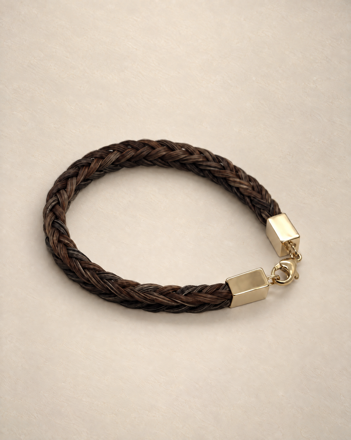 Blacksmith Collection Braided Horsehair Bracelet
