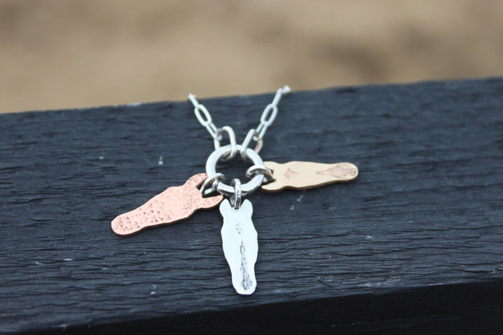 14k Gold Silhouette Charm