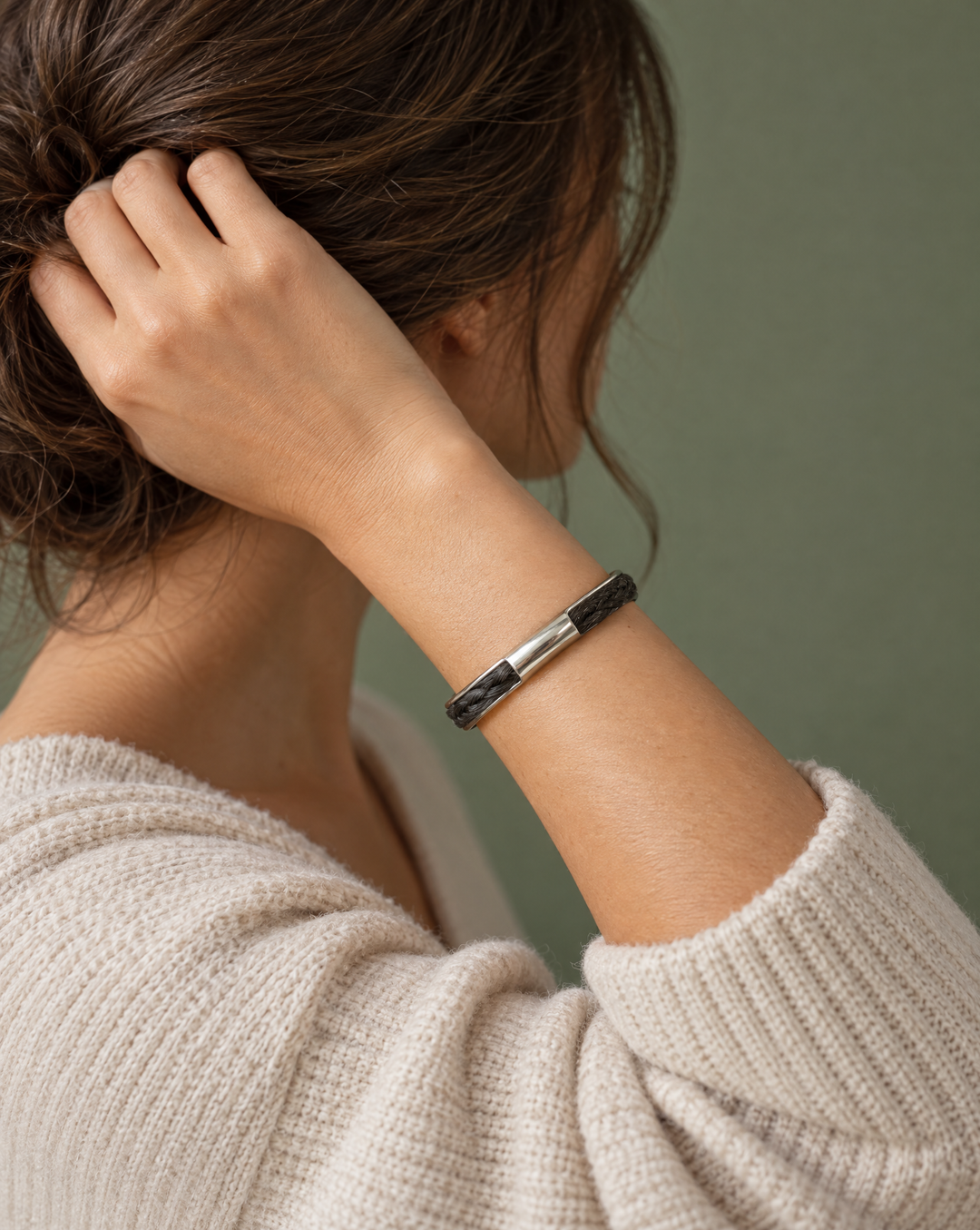 Essentials Braided Horsehair Cuff