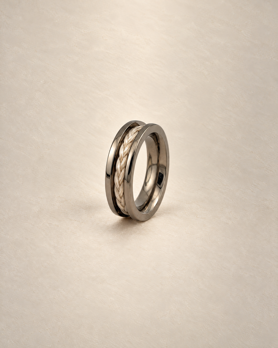 Essentials Braided Horsehair Ring