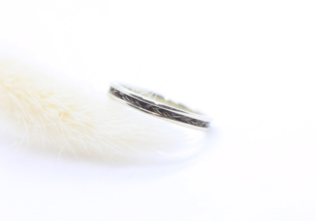 Horse Hair Ring - Peanut – Verstara - Fine Equestrian Jewelry