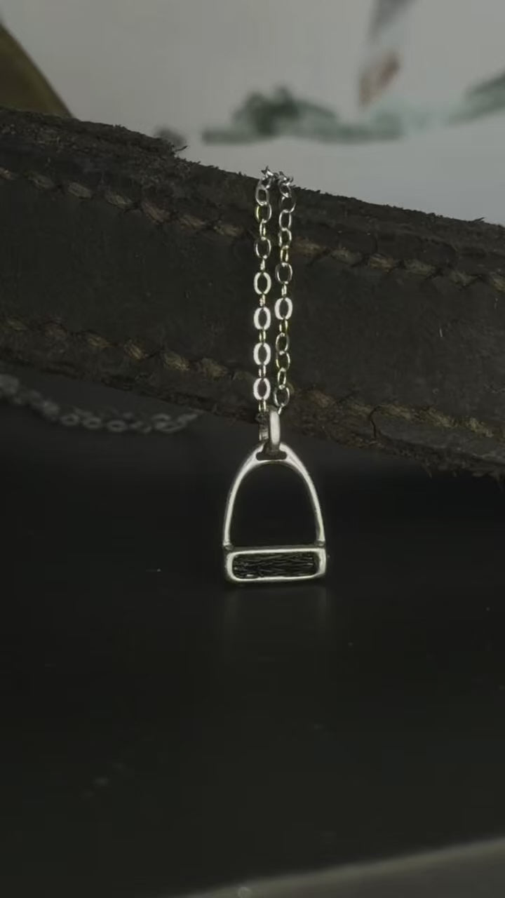 English Stirrup Charm