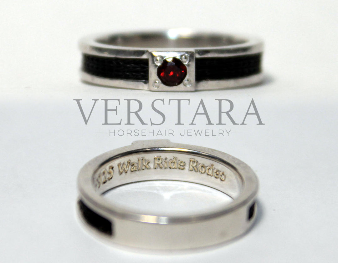 Custom horse hair ring, horsehair jewelry, horsehair bracelets