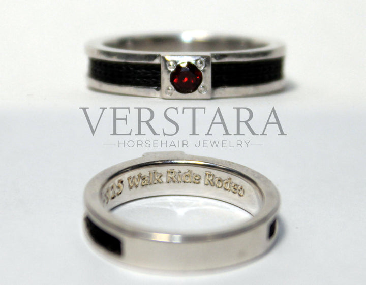Custom horse hair ring, horsehair jewelry, horsehair bracelets