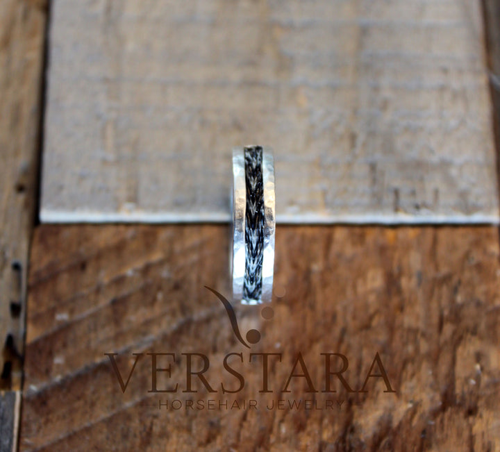 horsehair ring, horse hair jewelry, custom horse hair, horse hair ring